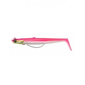 Savage Gear Sandeel V2 Weedless 11.5 cm 22 gr 2+1 Pink Pearl Silver Suni Yem