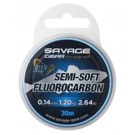 Savage Gear Semi-Soft Fluorocarbon Lrf 30 m Clear Misina