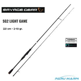 Savage Gear SG2 Light Game 221 cm 5-18 gr 2 Parça Olta Kamışı