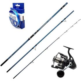 Savage Gear SGS8 6000 - Okuma Surfliner 420 cm 100-250 gr Surf Olta Seti