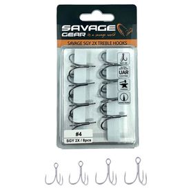 Savage Gear SGY 2X Trebles 8 Adet İğne