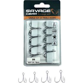 Savage Gear SGY 2X Trebles 8 Adet İğne