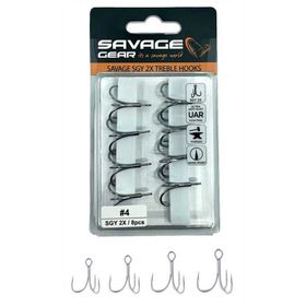 Savage Gear SGY 2X Trebles 8 Adet İğne