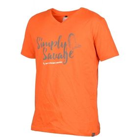 Savage Gear Simply Savage V-neck Tee Grey T-Shirt