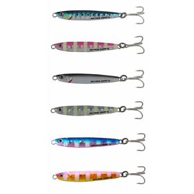 Savage Gear Slim Minnow Jig 5 gr 4.6 cm Zebra Glow Suni Yem
