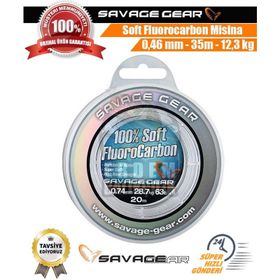Savage Gear Soft Fluoro Carbon 0.46 mm 35 m 12.3 kg 27 LB Misina