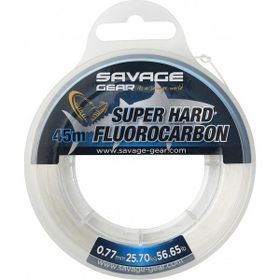 Savage Gear Super Hard Fluorocarbon 45 m 0.77 mm 25.70 kg 56.65 lbs Clear Misina
