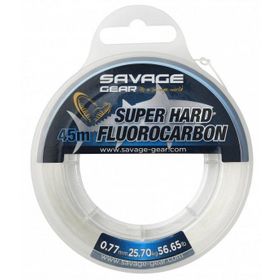 Savage Gear Super Hard Fluorocarbon 45 m 0.77 mm 25.70 kg 56.65 lbs Clear Misina