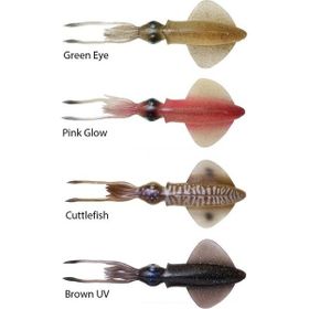 Savage gear Swim Squid Pink Glow 9.5 cm 5 gr 4 Adet Suni Yem