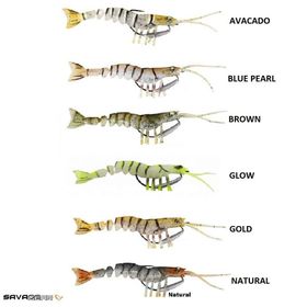 Savage Gear Tpe Manic Shrimp Blue Pearl 10 cm 8 gr Suni Yem