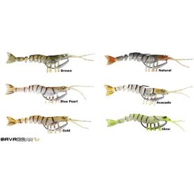 Savage Gear Tpe Manic Shrimp Brown 6.5 cm 4 gr Suni Yem