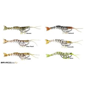 Savage Gear Tpe Manic Shrimp Brown 6.5 cm 4 gr Suni Yem