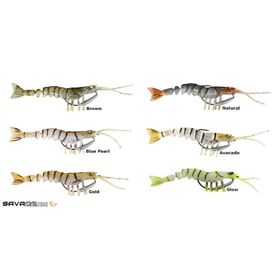 Savage Gear Tpe Manic Shrimp Brown 6.5 cm 4 gr Suni Yem