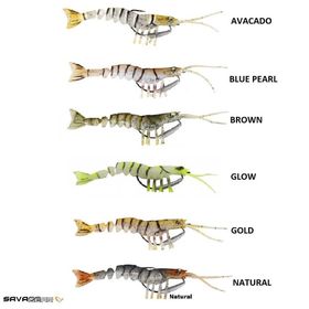 Savage gear TPE Manic Shrimp Natural 10 cm 8 gr Suni Yem