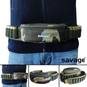 Savage HH06067 Fişeklikli Ağaç Kamuflaj Bel Çantası