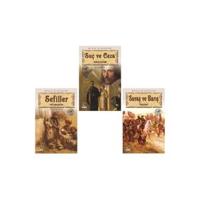 Savaş ve Barış - Suç ve Ceza - Sefiller - 3 Kitap Takım - Kolektif