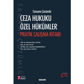 Savaş Yayınevi Ceza Hukuku Özel Hükümler Pratik Çalışma Kitabı