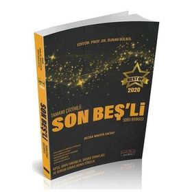 Savaş Yayınları 2020 Best Of Tamamı Çözümlü Son Beşli Soru Bankası