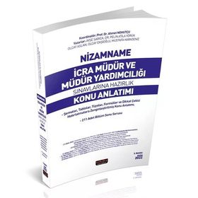 Savaş Yayınları 2022 Nizamname İcra Müdür ve Müdür Yardımcılığı Konu Anlatımı