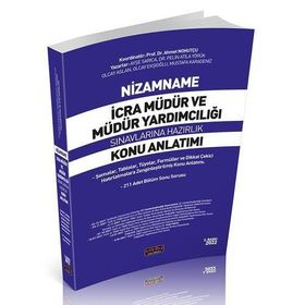 Savaş Yayınları 2022 Nizamname İcra Müdür ve Müdür Yardımcılığı Konu Anlatımı