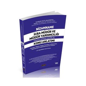 Savaş Yayınları 2022 Nizamname İcra Müdür ve Müdür Yardımcılığı Konu Anlatımı