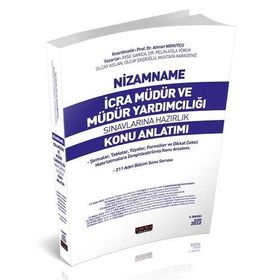 Savaş Yayınları 2022 Nizamname İcra Müdür ve Müdür Yardımcılığı Konu Anlatımı