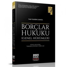 Savaş Yayınları - 2023 Borçlar Hukuku Genel Hükümler Konu Anlatımı