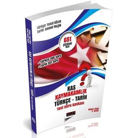 Savaş Yayınları Kas Kaymakamlık Sınavı Türkçe Tarih Test Soru Bankası