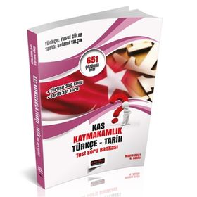 Savaş Yayınları Kas Kaymakamlık Sınavı Türkçe Tarih Test Soru Bankası