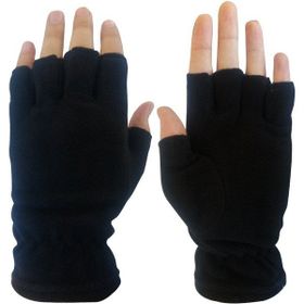 Savex 006 Polar Siyah Yarım Parmak Eldiven
