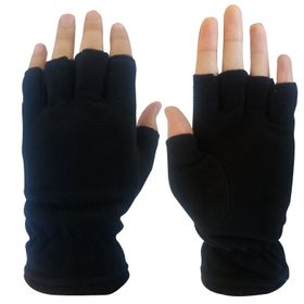 Savex 006 Polar Siyah Yarım Parmak Eldiven