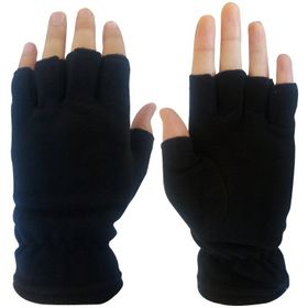 Savex 006 Polar Siyah Yarım Parmak Eldiven