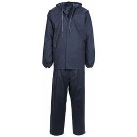 Savex BRS.003 Lacivert Fermuarlı Takım Balıkçı Yağmurluk