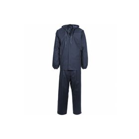 Savex BRS.003 Lacivert Fermuarlı Takım Balıkçı Yağmurluk