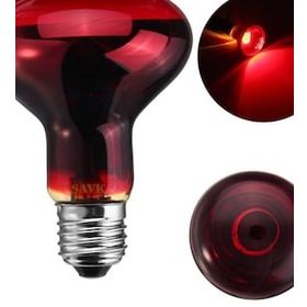 Şavk 250W R125 220V Kırmızı Cam Isı Ampulü