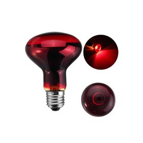 Şavk 250W R125 220V Kırmızı Cam Isı Ampulü