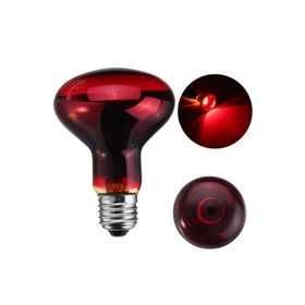 Şavk R95 220V Kırmızı Cam 100W Isı Ampulü