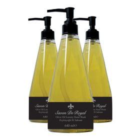 Savon De Royal 3x640 ml Zeytinyağlı Luxury Vegan Sıvı Sabun