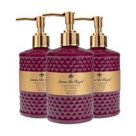 Savon De Royal Baroque Pearl 3x500 ml Luxury Vegan Sıvı Sabun