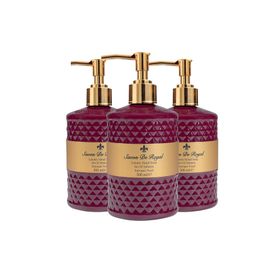 Savon De Royal Baroque Pearl 3x500 ml Luxury Vegan Sıvı Sabun