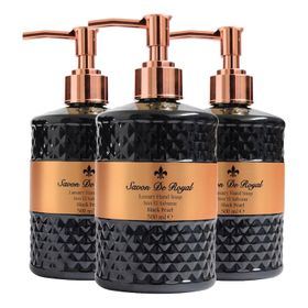 Savon De Royal Black Pearl Lüks 500 ml x 3 Sıvı Sabun