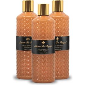 Savon De Royal Pearl 3x500 ml Kahverengi Duş Jeli