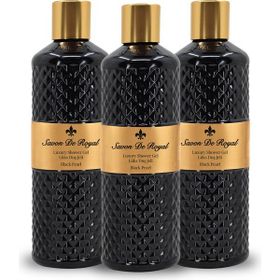 Savon De Royal Pearl 3x500 ml Siyah Duş Jeli