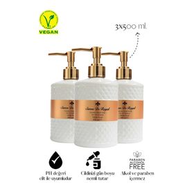Savon De Royal Pearl 500 ml 3'lü Sıvı Sabun