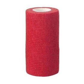 Sayberk 10 cm 4.5 mt Kırmızı Kendinden Yapışkanlı Bandaj