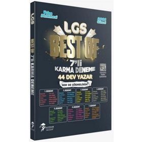 Saydam Yayınları - 2022 8. Sınıf LGS Best Of 7'li Karma Deneme