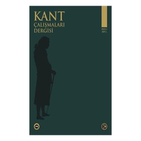 Sayı 1 2023 Kant Çalışmaları Dergisi Vakıfbank Kültür Yayınları