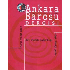 Sayı 1 - Yıl 65 Kış 2007 - Haraç Mezat Salon - Ankara Barosu Dergisi