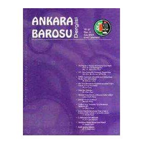 Sayı 1 - Yıl 67 Kış 2009 - Ankara Barosu Dergisi