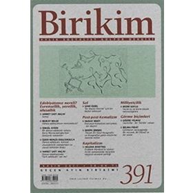 Sayı 391 Aylık Sosyalist Kültür Dergisi Kasım Birikim Yayınları